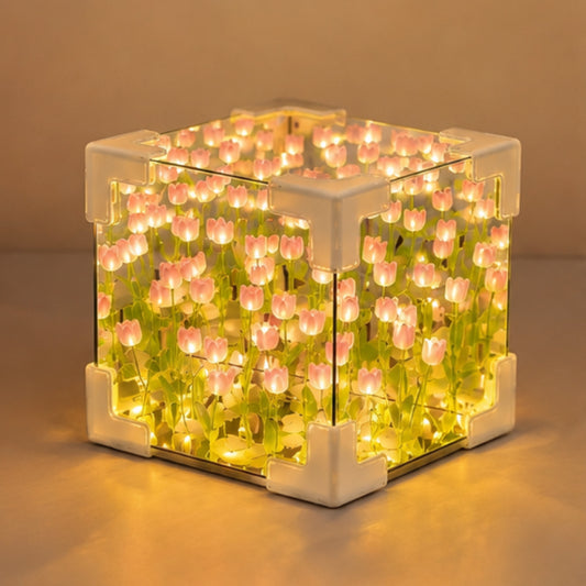 Infinity Mirror Tulip Lamp
