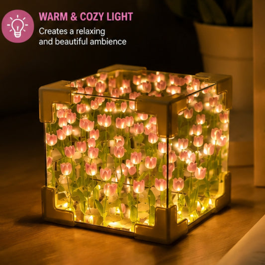 Infinity Mirror Tulip Lamp