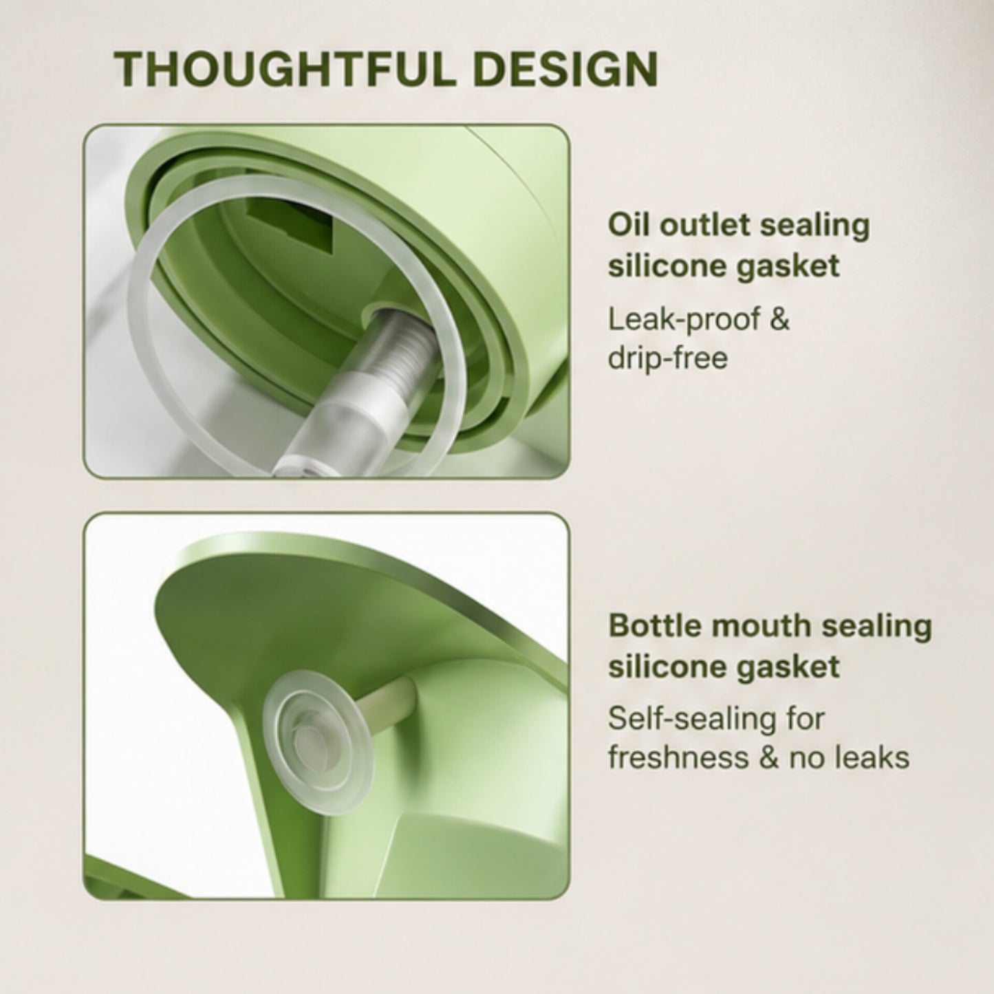 2-in-1 Glass Oil Sprayer & Dispenser